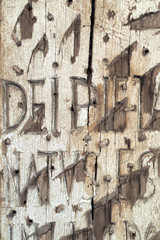 Historischer Holzbalken