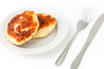 Plate of pancakes