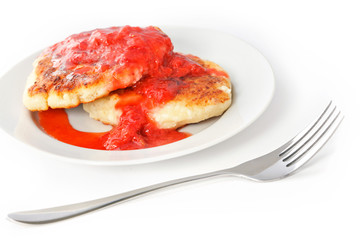 Plate of pancakes