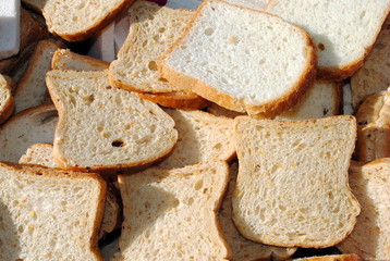 slices of bread, useful as background