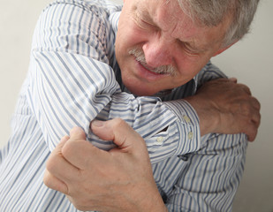 senior man with painful joints