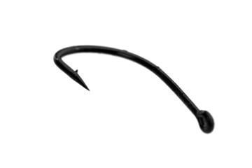 Single fish hook isolated on white