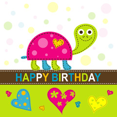 Template greeting card, vector