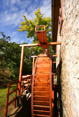 New wooden hydraulic powered mill