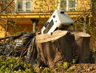 Illegale Müllablagerung