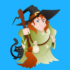 Witch Vector