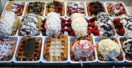 Gofres o Waffles Belgas