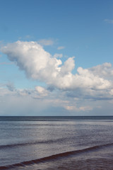 Fototapeta na wymiar Sea and clouds.