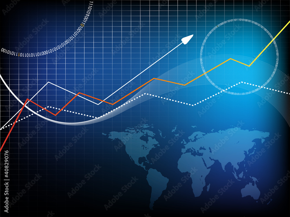 Poster abstract vector frame with world map. eps10