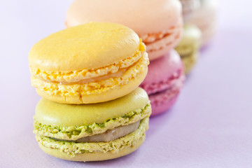 Colorful macaroons