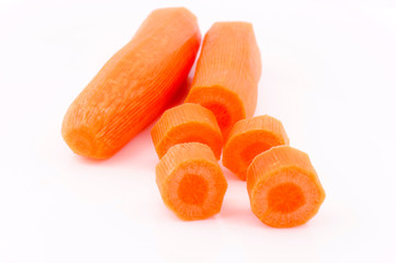 Sliced ​​carrots