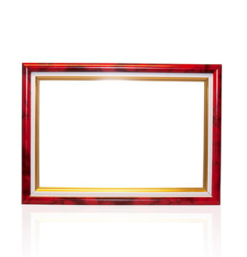Decorative Frame For A Photo From Red Wood
