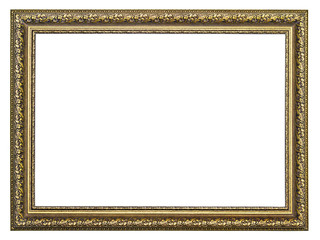 gold-patterned frame for a picture