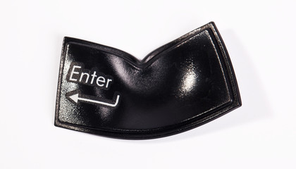 Enter key distorted