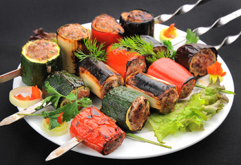 beautiful and tasty food on a plate