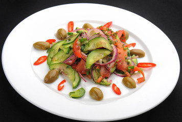 beautiful and tasty food on a plate