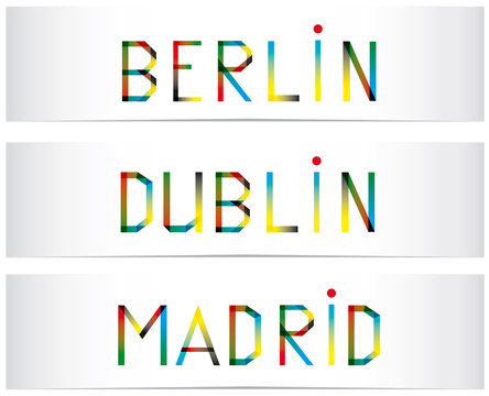 Bannières-Berlin-Dublin-Madrid