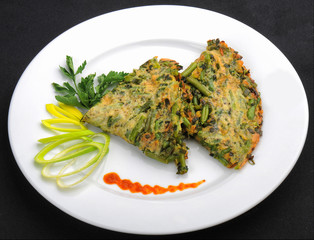 beautiful and tasty food on a plate