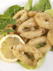 Calamares rebozados