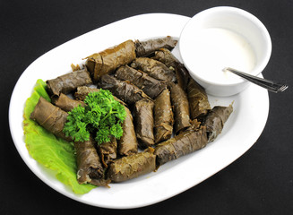 beautiful and tasty food on a plate