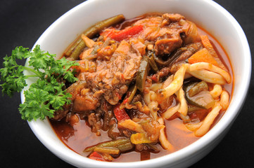 beautiful and tasty food on a plate