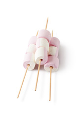 Marshmallow on the skewers