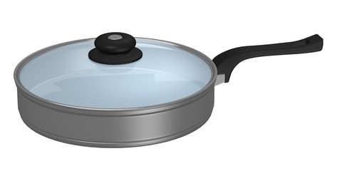 3d render of cooking pot