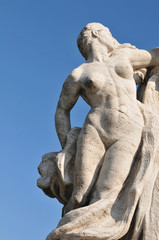 Fototapeta na wymiar Nude statue