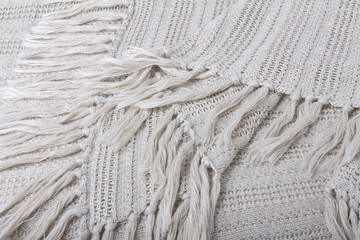 fabric colored in beige tones, background