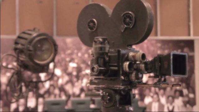 Old Hollywood camera