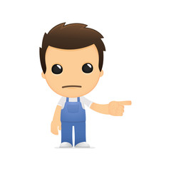 funny cartoon mechanic