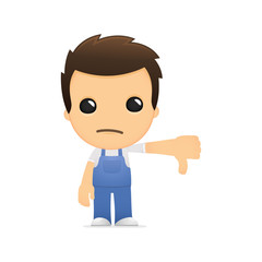 funny cartoon mechanic