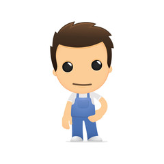 funny cartoon mechanic