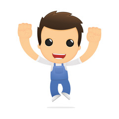 funny cartoon mechanic