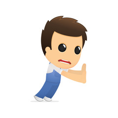 funny cartoon mechanic