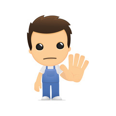 funny cartoon mechanic