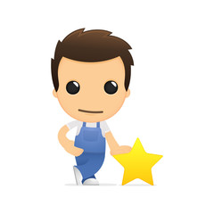 funny cartoon mechanic