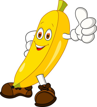 Banana Cartoon Character