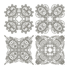 Set aztec ornaments