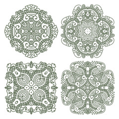 Set aztec ornaments
