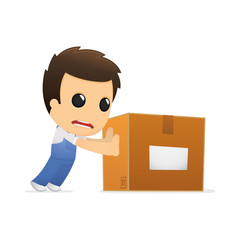 funny cartoon mechanic