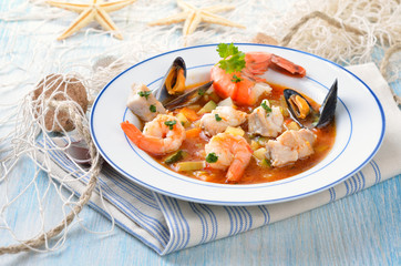 Französische Fischsuppe