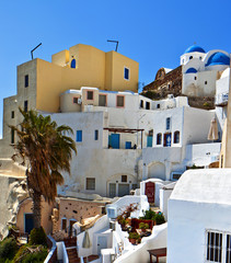 Oia village at Santorini island, Greece