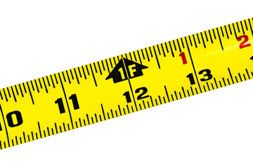 Measuring Tape Isolated on White