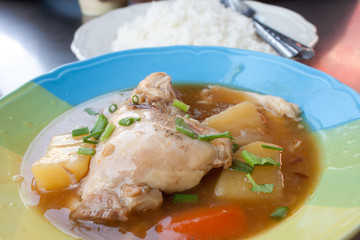 Chicken Stew Thai food
