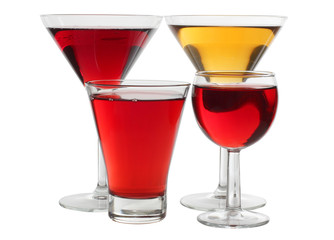 Wineglasses drink