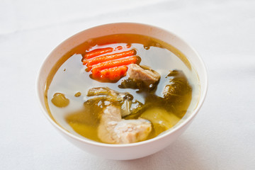 Thai food soup