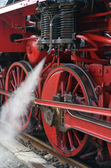 Steam locomotive wheels
