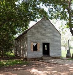 Old Timber Meeting Hall in Texas