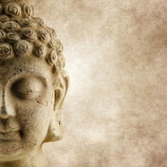 Buddha-Grunge-Gesicht